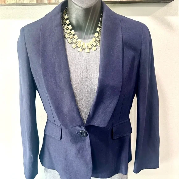 See By Chloe Navy Fitted Blazer 🥳HOST PICK🥳 - Picture 2 of 10